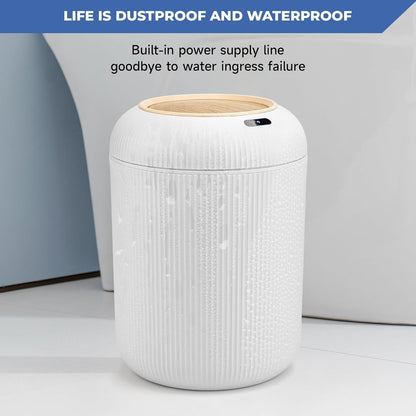 Smart Sensor Wastebasket - Convenient, Hygienic, and Easy to Use - Waterproof Plastic Trash Can for Kitchen, Bathroom, Bedroom, Living Room, Office, and Outdoor